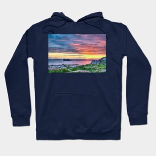 Sunset Seascape in France Hoodie